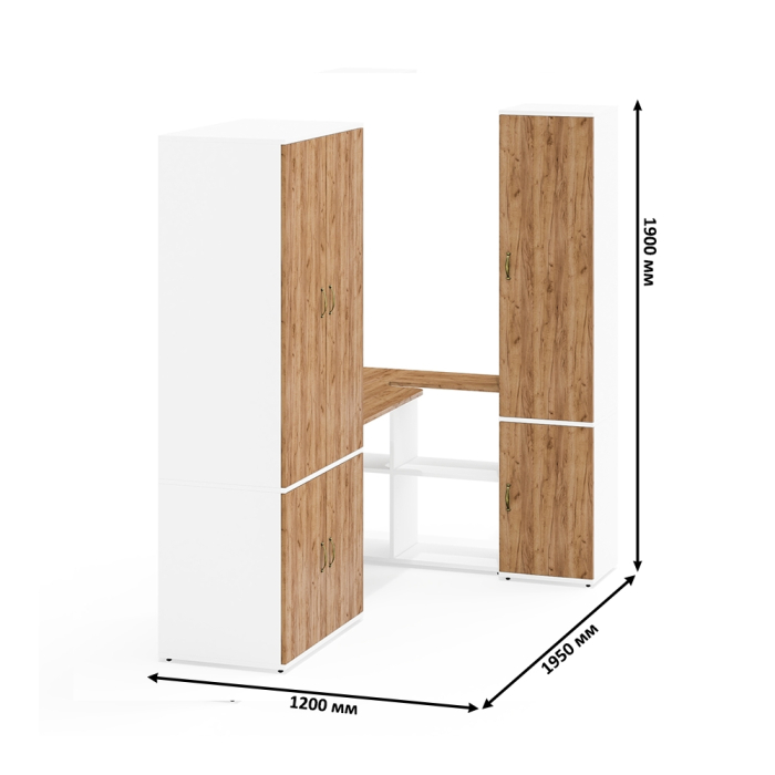Домашние кабинеты, Модульная мебель в офис Лидер-8 № 25