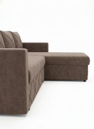 Диван угловой Стелла 140, велюр