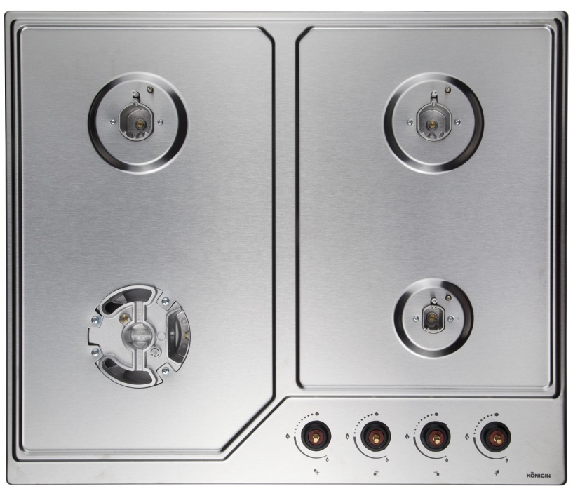 Встраиваемые варочные панели, Газовая варочная панель Konigin Blaze 604 IXW