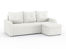 Диваны угловые в гостиную, Диван-кровать угловой Мини Люкс трехсекционная еврокнижка, велюр