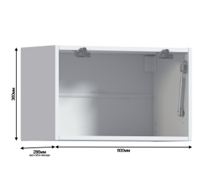 Кантри шкаф 60 навесной над вытяжкой