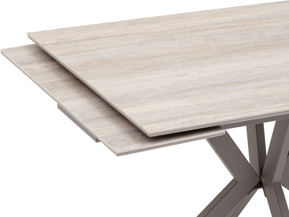 Обеденные столы, Стол обеденный STOOL GROUP Marmer 120-180/80/76 столешница МДФ16/керамика