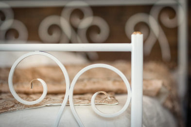 Кованая кровать Лацио 1.8 с одной спинкой