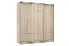 Шкафы-купе 3-х дверные, Шкаф-купе Премьер Лайт 55 (08;08;08) трехдверный