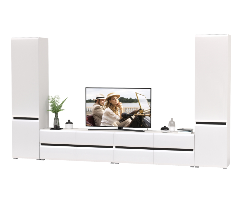 Стенки для гостиной, Мебель для гостиной корпусная Сидней № 128