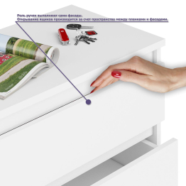 Стол угловой компьютерный Мори МС-16 левый с комодом на 10-ть ящиков и полкой на 1200