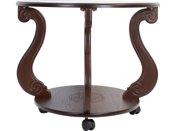 Стол журнальный Мебелик Овация (С) на колесах