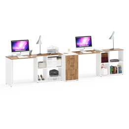 Место для учёбы двоих детей с тумбой Лидер-8 МД 3.16.