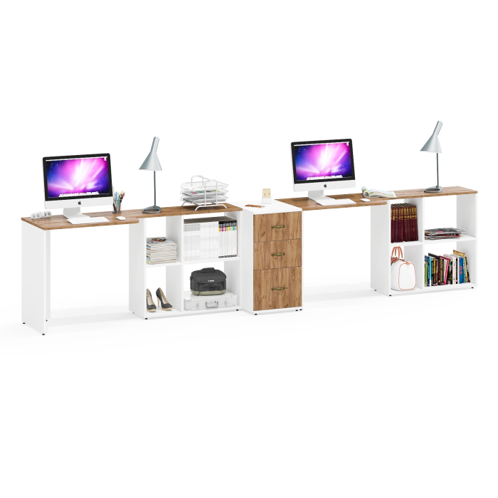 Домашние кабинеты, Место для учёбы двоих детей с тумбой Лидер-8 МД 3.16.