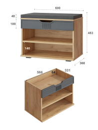 Тумба Эмилия ЭЛ-44К