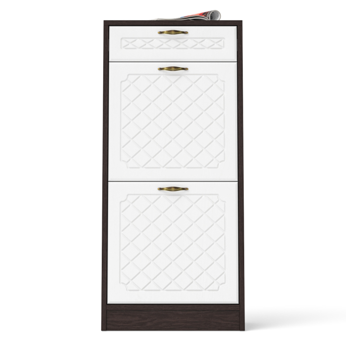 Обувницы, Обувница высокая с ящиком П-6 МДФ фрезеровка ромб