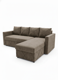 Диван угловой Стелла 140, велюр