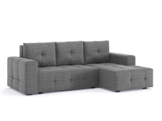 Диваны угловые в гостиную, Диван-кровать угловой Прадо, еврокнижка, рогожка