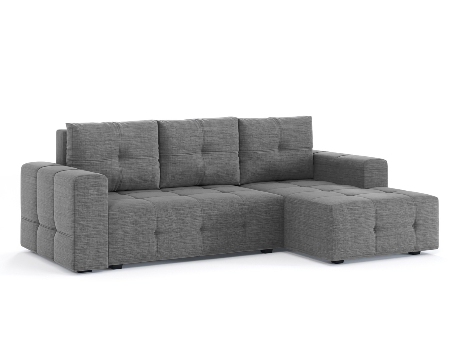 Диваны угловые в гостиную, Диван-кровать угловой Прадо, еврокнижка, рогожка