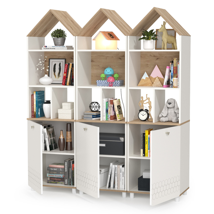 Детские комнаты, Набор из трёх комбинированных шкафов Эйп