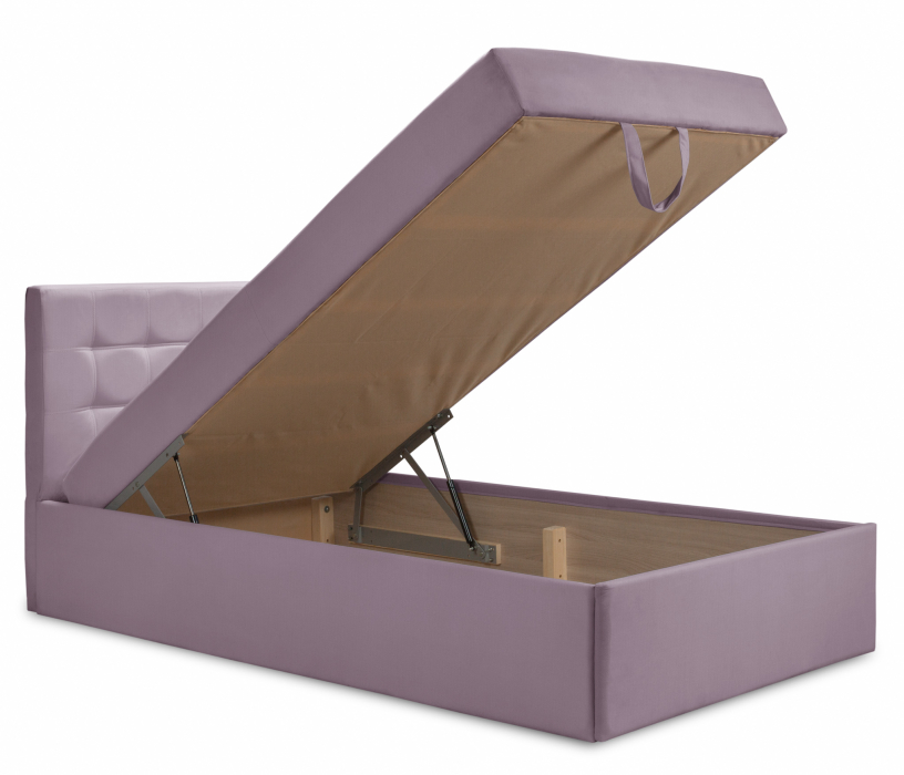 Мягкая кровать, Кровать тахта Слип 160 с подъемным механизмом, микровелюр