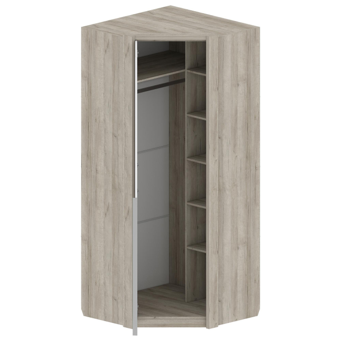 Для одежды, Шкаф Анима ШК-3219, дуб серый, белый