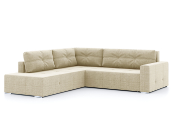 Диван-кровать угловой Леос НПБ, рогожка Люкс