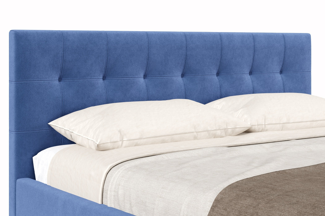 Мягкая кровать, Кровать Турин 1800, велюр