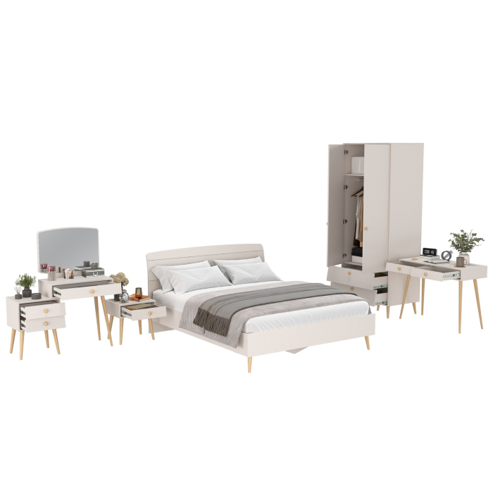 Спальные гарнитуры, Модульная мебель для спальни Афина с кроватью со спальным местом на 1600