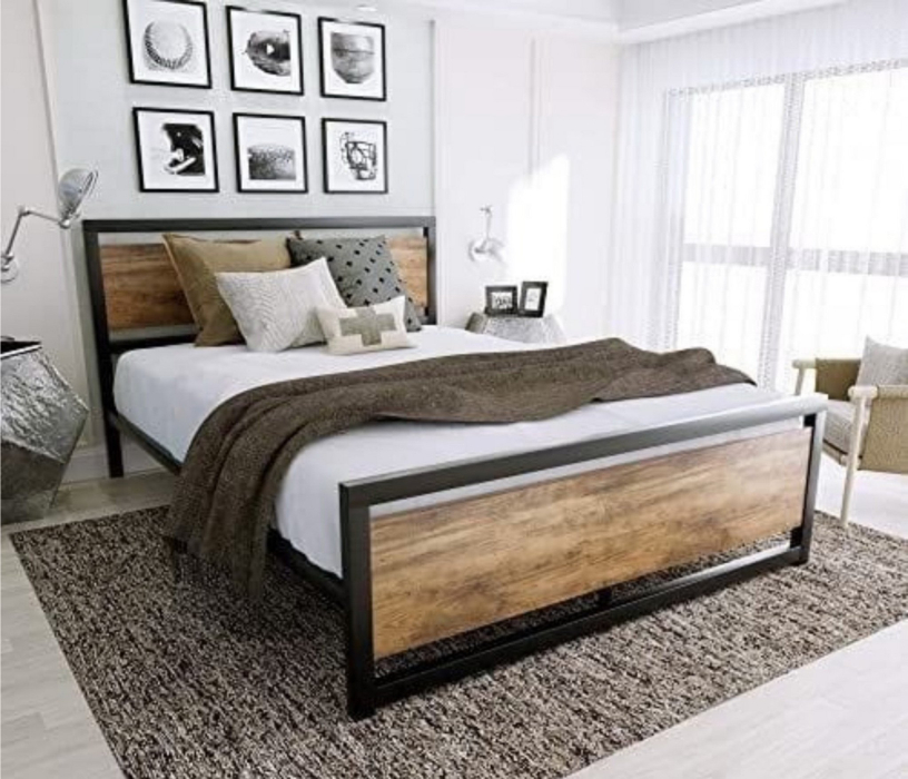 Кованые кровати, Кровать в стиле лофт Брайтон 1.4