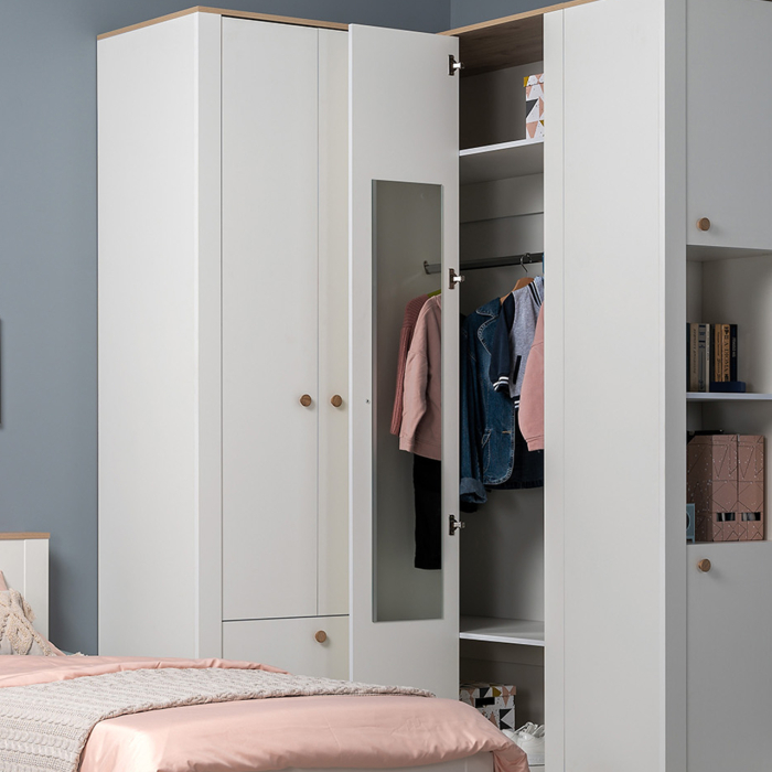 Угловые шкафы, Шкаф угловой Джастин 13.229