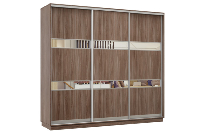 Шкаф-купе Премьер 33 (15;15;15) трёхдверный