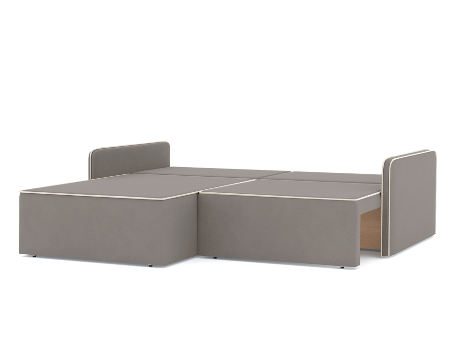 Диваны угловые в гостиную, Диван-кровать угловой еврокнижка Блюм, велюр