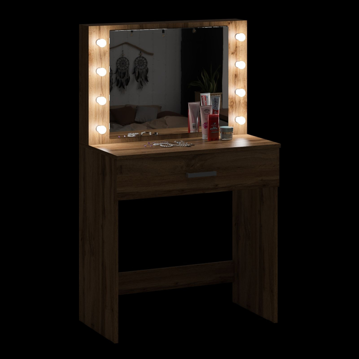 С зеркалом, Столик косметический с подсветкой СТ-4