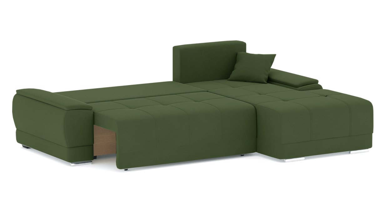 Диваны угловые в гостиную, Диван-кровать угловой Нордвикс Мини, велюр