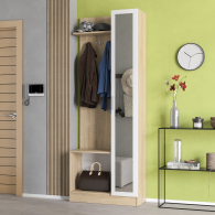 Прихожие, Прихожая с зеркалом в маленькую прихожую РВК Камелия-8