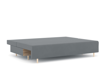 Диван-кровать еврокнижка Смайл без подлокотников, велюр