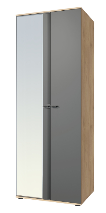 Шкафы двухстворчатые, Шкаф для одежды Эмилия ЭЛ-16К комбинированный