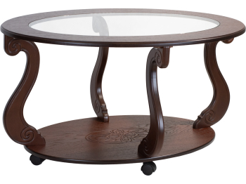 Стол журнальный Мебелик Овация (С) на колесах