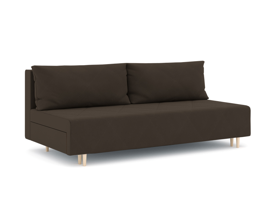 Диваны еврокнижки, Диван-кровать Милли без подлокотников, велюр