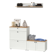 Прихожие, Остин обувница с тумбой с дверками и верхней полкой