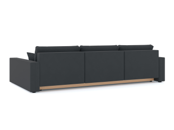 Диван-кровать угловой Брест 3 секции еврокнижка, велюр