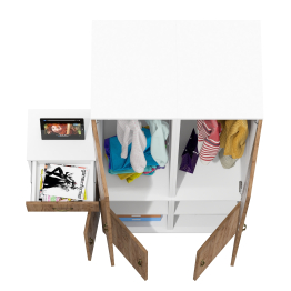 Набор из двух пеналов Лидер-8 МД 23Б и тумбы МД 3.15