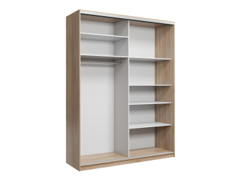 Шкаф купе 2-х дверный Айсберг 180 зеркало