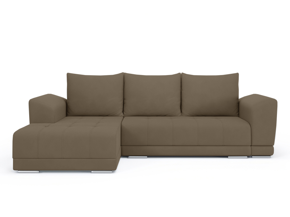 Диваны угловые в гостиную, Диван-кровать угловой Рентон еврокнижка, велюр