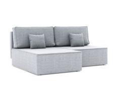 Диваны угловые в гостиную, Диван-кровать угловой еврокнижка Блюм Некст, рогожка