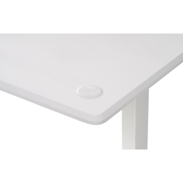 Компьютерный стол Маркос с механизмом подъема 120х75х75, белый