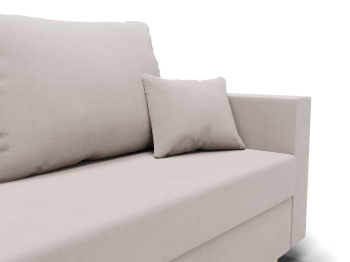 Прямой диван Пульсар,еврокнижка,велюр