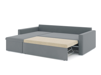 Диван-кровать угловой Турин дельфин, велюр