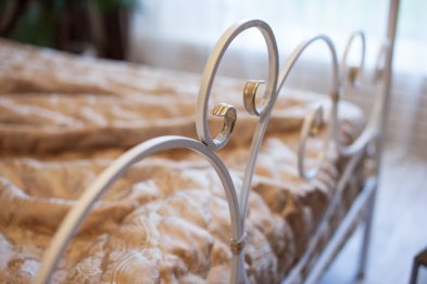 Кованая кровать Флоренция 1.6 с двумя спинками