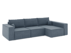 Диваны угловые в гостиную, Диван-кровать угловой Фостер Лофт, еврокнижка рогожка