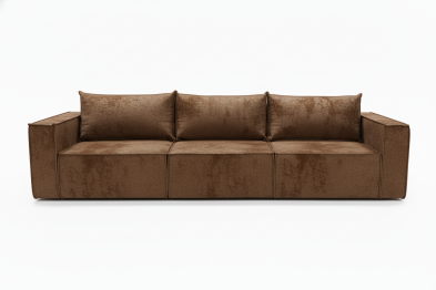 Диван-кровать Лофт 3-х модульный, плюш , с/м 145х266