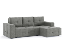 Диваны угловые в гостиную, Диван-кровать угловой Прадо, еврокнижка, рогожка Люкс