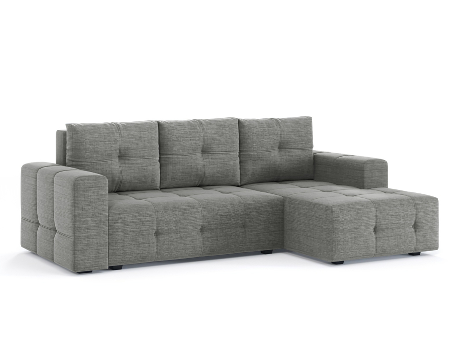 Диваны угловые в гостиную, Диван-кровать угловой Прадо, еврокнижка, рогожка Люкс