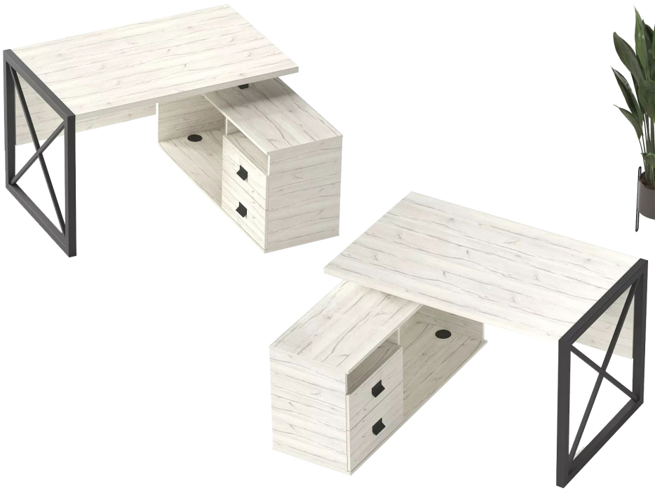 Письменные столы, Стол рабочий универсальный Калифорния Хардвиг 1200 ЛДСП